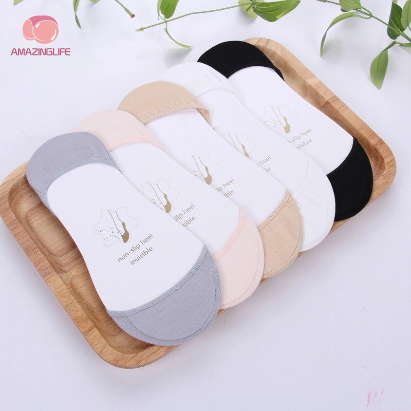 Vớ Thuyền Cao Gót / Miệng Nông Chống Trượt Thấm Hút Mồ Hôi Thời Trang Xuân Hè Cho Nữ