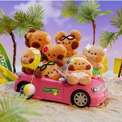 Mô hình bông BT21 MININI SUMER STANDING DOLL