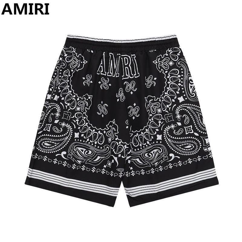 Quần Short Lưng Thun In Họa Tiết Cổ Điển AM & I Thời Trang Cho Nam Và Nữ