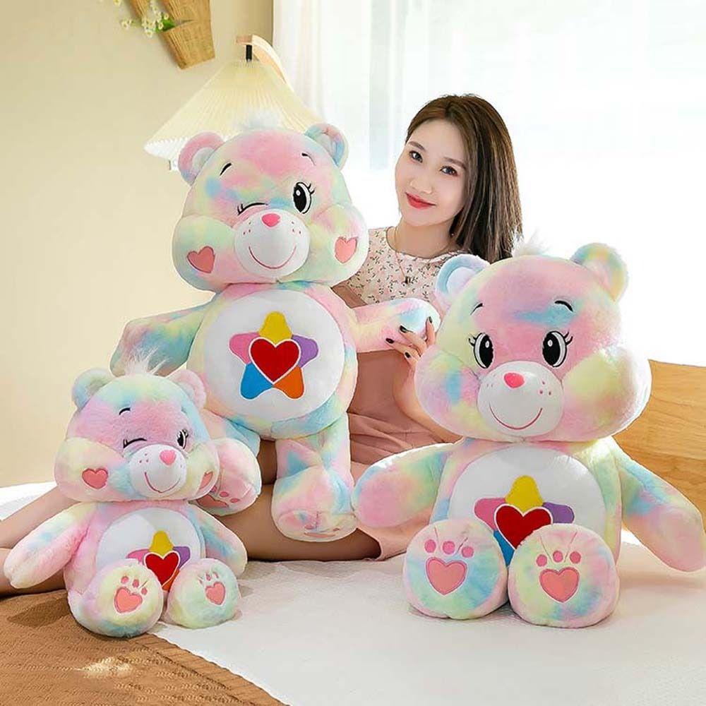 DARNELL Gấu Bông Màu Cầu Vồng Dùng Làm Quà Tặng