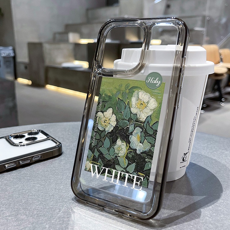Ốp Điện Thoại DecoPhone Acrylic tpu acrylic Trong Suốt Hình Hoa Hồng Cho iphone 6s 7 8 plus x xs xr 11 12 13 14 15 max pro