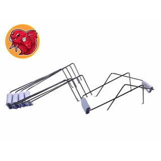 Chân gác đèn thủy sinh inox,kẹp thành bể cá 1 cặp.