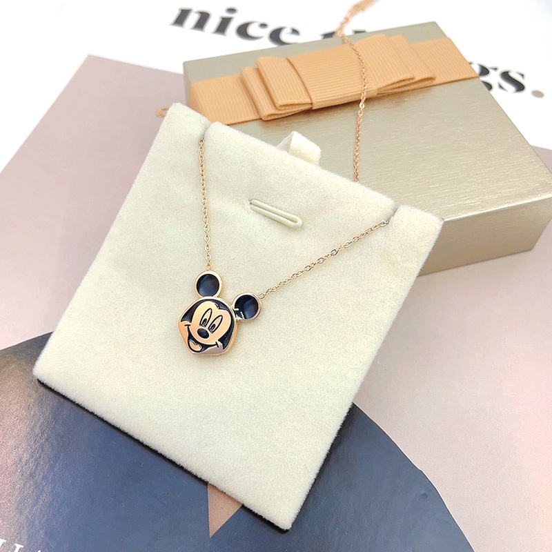 Dây ChuyềN HìNh ChuộT Mickey Xinh XắN | Dây Chuyền Bằng Thép Không Gỉ Thời Trang Cá Tính Cho Nữ