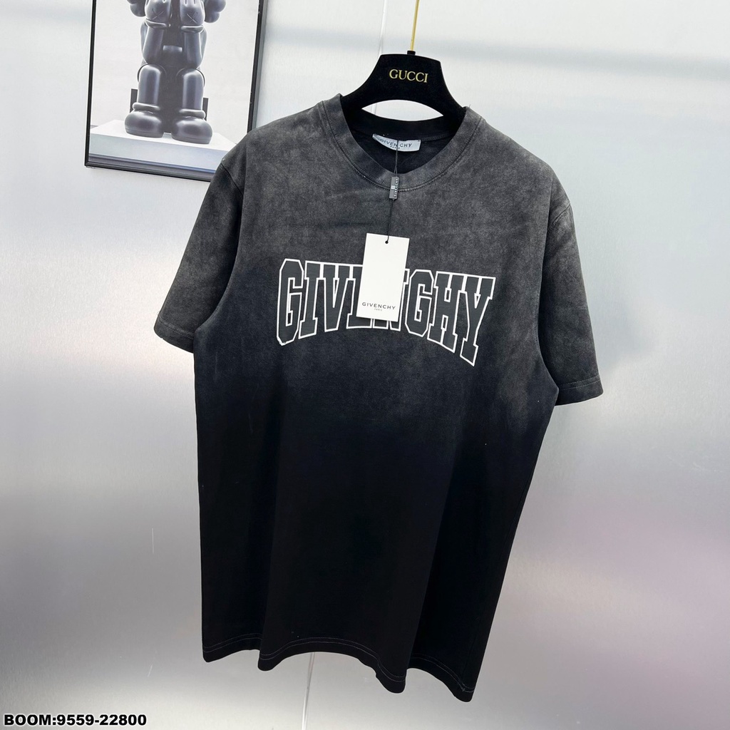 Áo Phông Nam Nữ Loang In Chữ Gi.ven Cao Cấp - Áo Thun Nam Unisex Loang Gi.ven Vải Mát Mịn