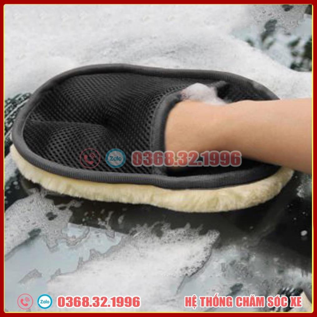 Gang Tay Lông Cừu Rửa Xe Ô tô, Xe Máy