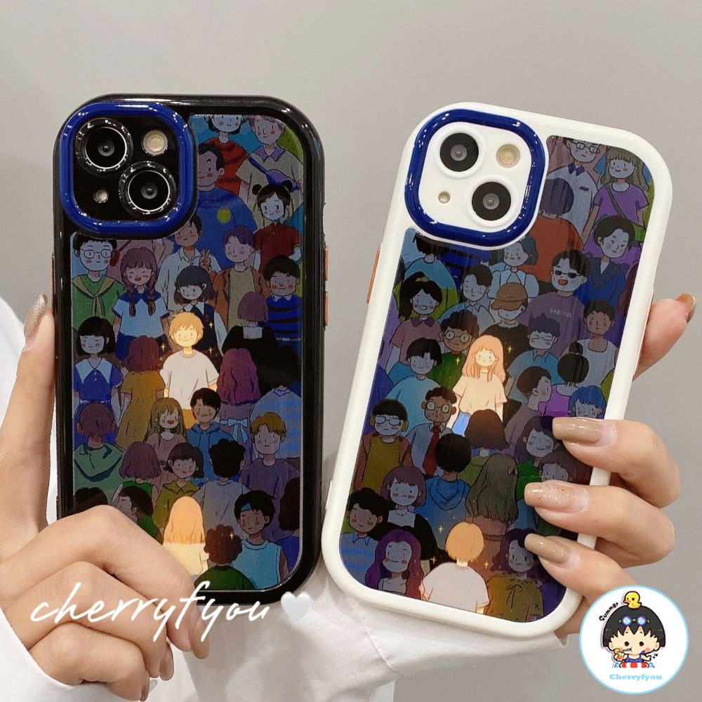 Ốp Điện Thoại TPU Mềm Chống Bụi Chống Rơi Họa Tiết Tranh Sơn Dầu Cho IPhone 11 12 13 14 Pro Max 14 Plus