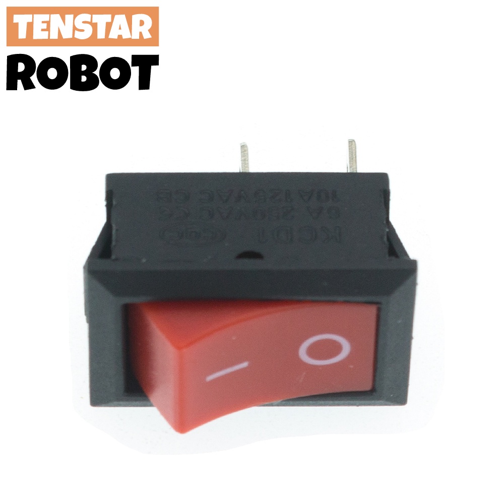 Công Tắc Bật Tắt KCD1-101 6A / 10A ON-OFF 250V 6A / 125VAC 10A Có Đèn Led 220V