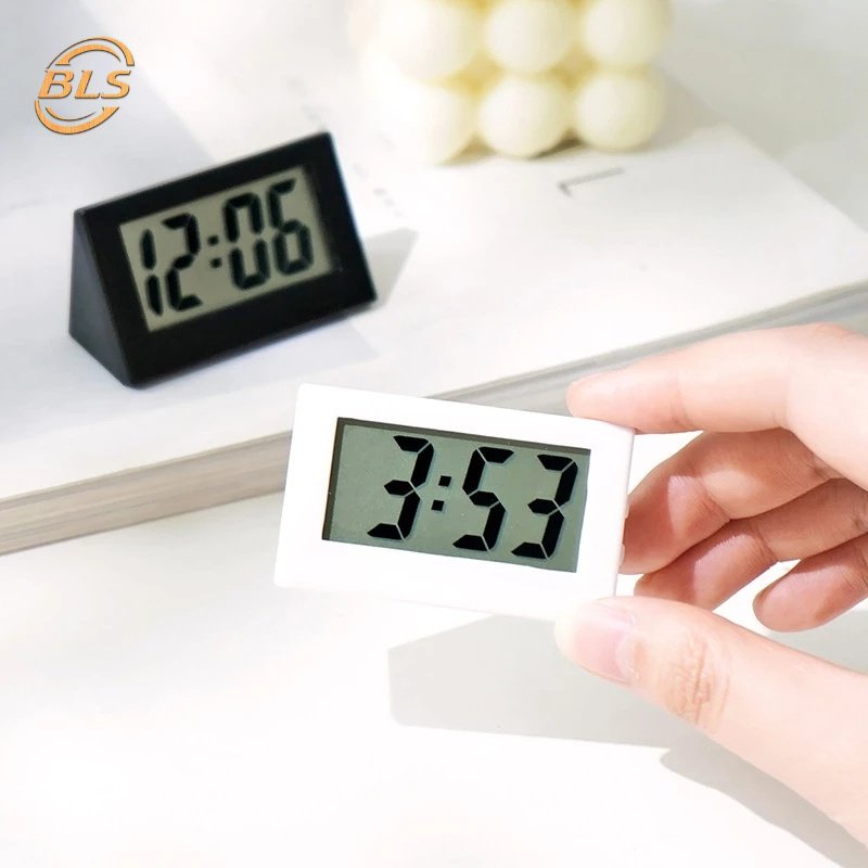 Đồng Hồ Kỹ Thuật Số Để Bàn / Phòng Ngủ Hình Tam Giác Màn Hình LCD Mini Đơn Giản