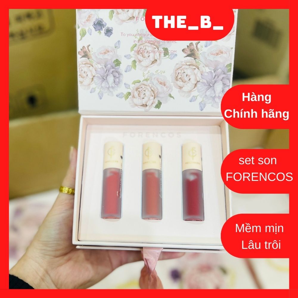 Set Son Kem Lì Forenos 3 Màu Son Minisize