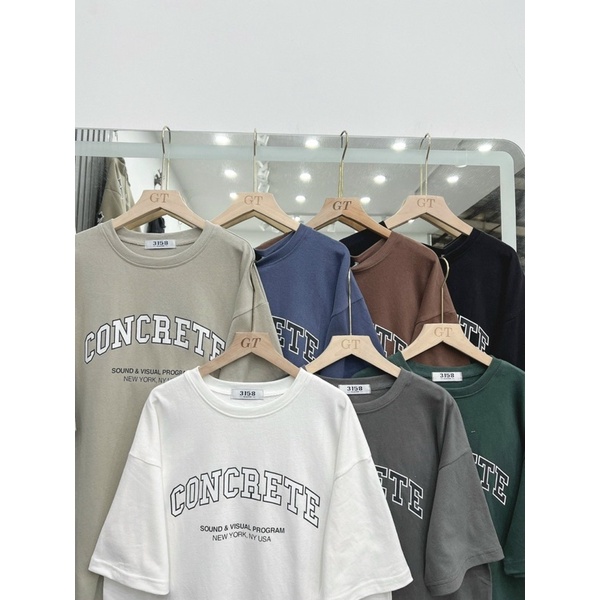 Áo thun chữ CONCRETE - 3158 loại 1