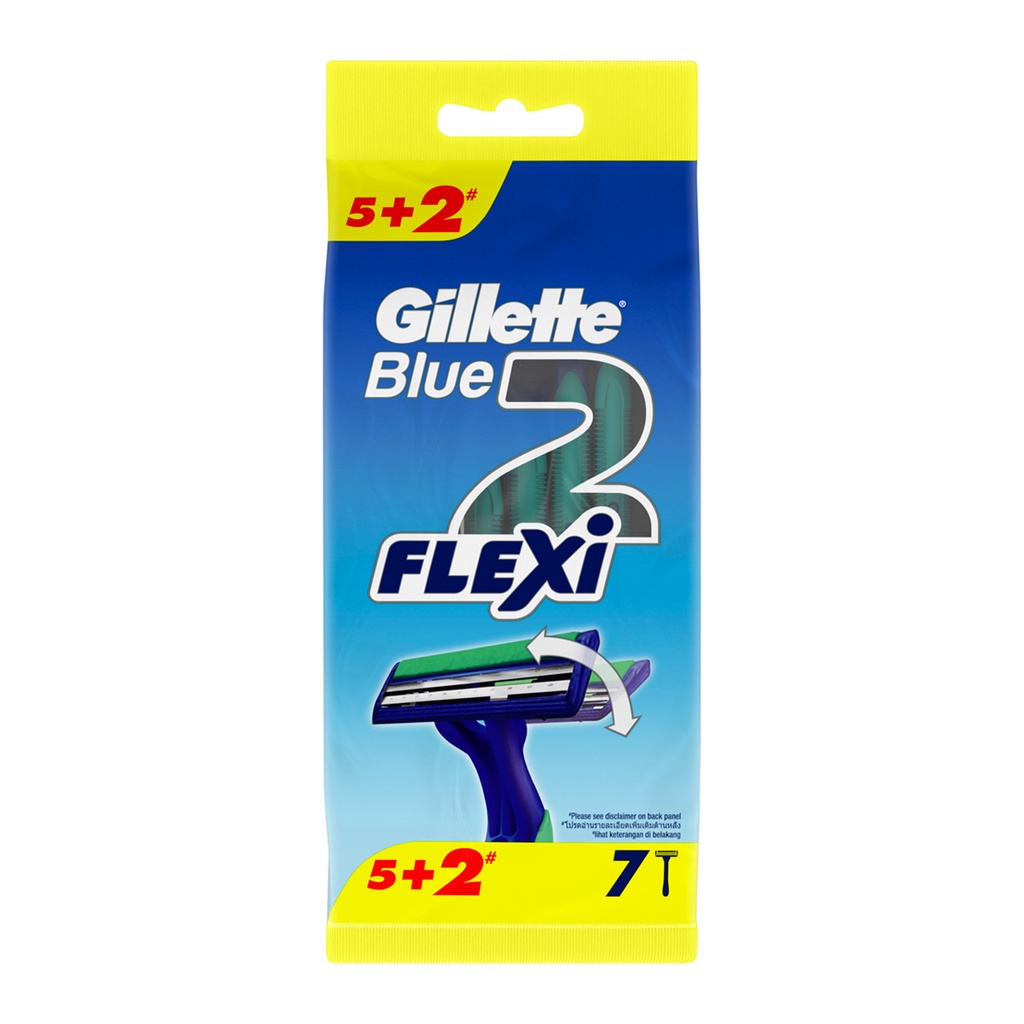 Gói 7 Cây Dao Cạo Gillette Blue II Plus