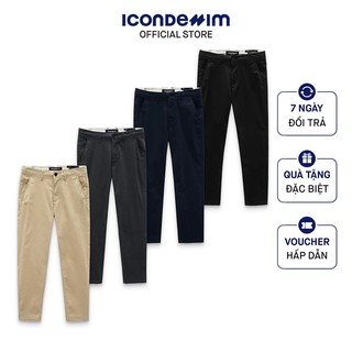 Quần kaki nam icondenim slim fit smart basic qkid0010