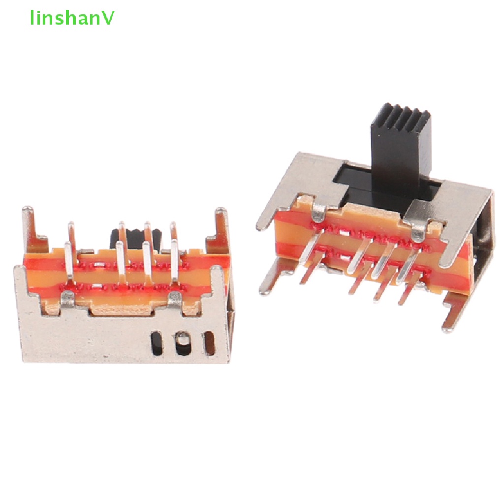 Set 10 Công Tắc Gạt 8 Chân sk23d05g6 Hai Hàng 3-gear