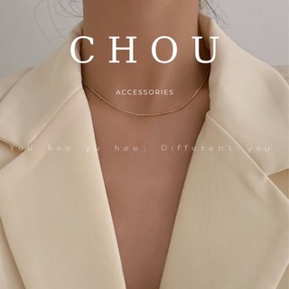 Dây Chuyền, Vòng Cổ Titan Không Đen Gỉ Sợi Mì Basic | CHOU ACCESSORIES |