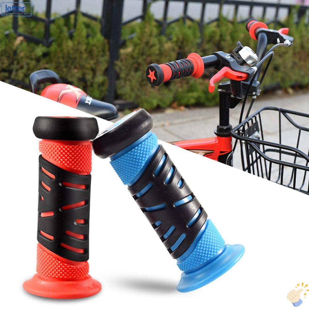 1 Cặp Bọc Tay Lái Xe Đạp Trẻ Em Bằng Cao Su Dài 9.5cm Nhiều Màu Chống Trượt