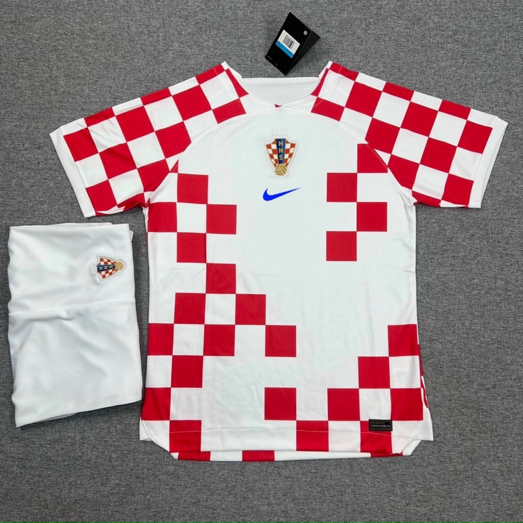 Áo Bóng Đá Đội Tuyển Croatia WC 2022/2023 - Hàng Thái Lan Chuẩn Thi Đấ