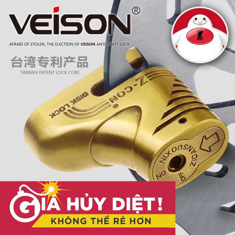 Ổ Khóa Đĩa ( Giầy ) Xe Máy Chống Trộm Zcon chĩnh hãng cực bền, cực chắc
