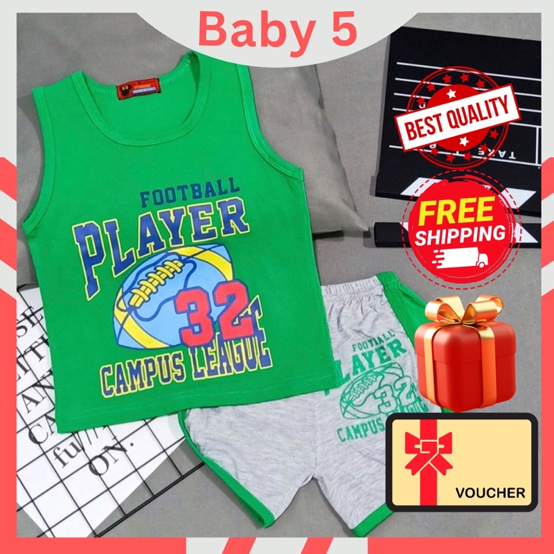 (8-20kg) Bộ Ba Lỗ Bé Trai Vải Cotton 4 Chiều Mềm Mịn Thoáng Mát Quần Áo Bé Trai Bộ Bé Trai