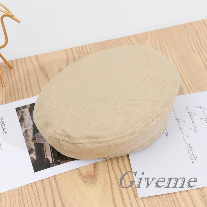 Mũ Beret Nữ Màu Trơn Phong Cách Vintage Đơn Giản Hiệu Givenme