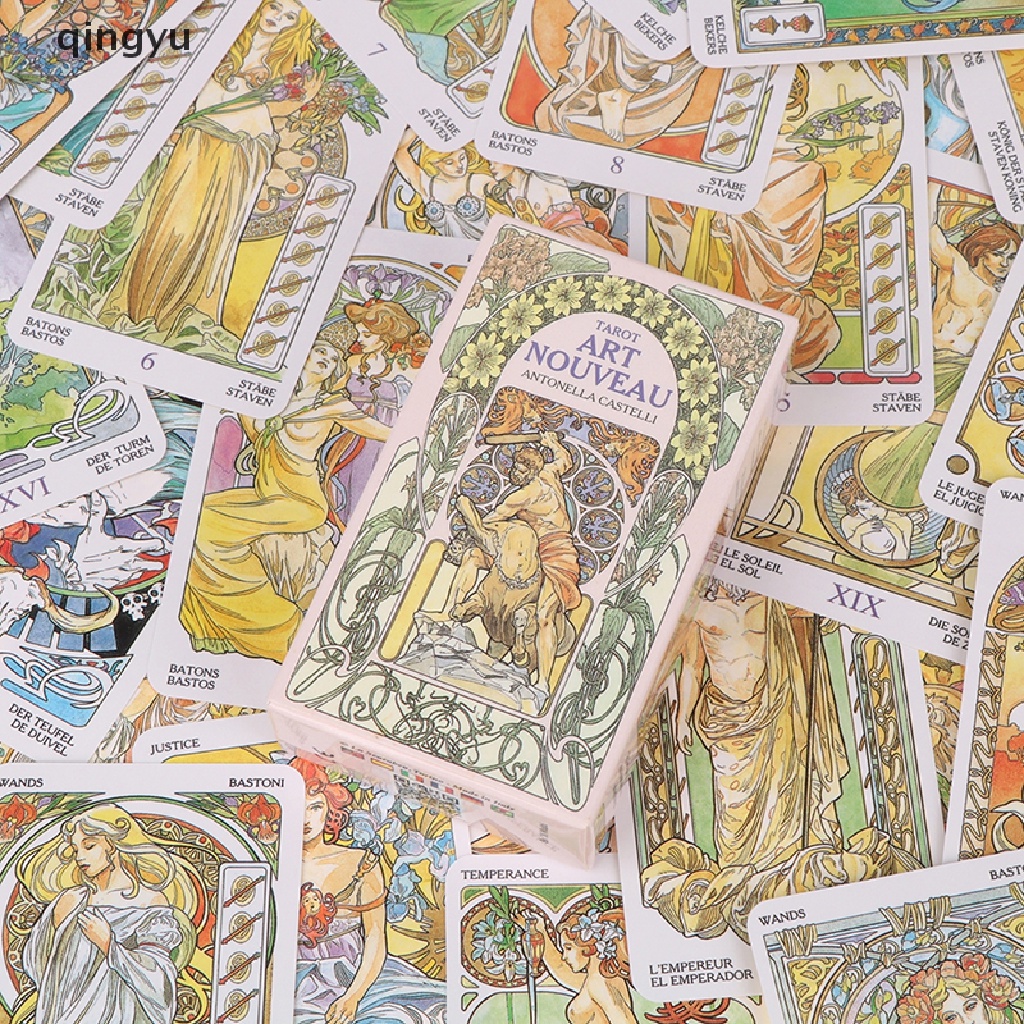 Bộ Bài Tarot Art Nouveau Fate Divination Vui Nhộn