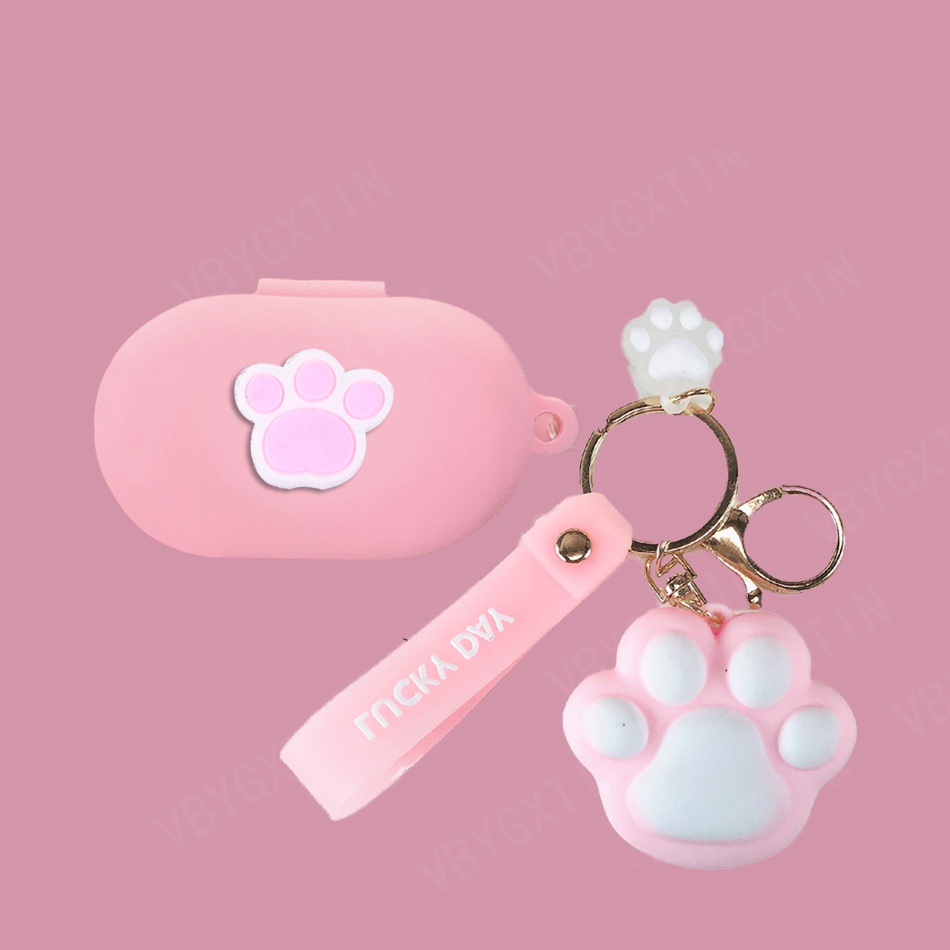 Vỏ Bảo Vệ Hộp Sạc Tai Nghe redmi buds 4 Lite redmi buds 4Lite Bằng Silicon Hình Phi Hành Gia / Chó / Mèo / Gấu Trúc Dễ Thương Kèm Móc Khóa