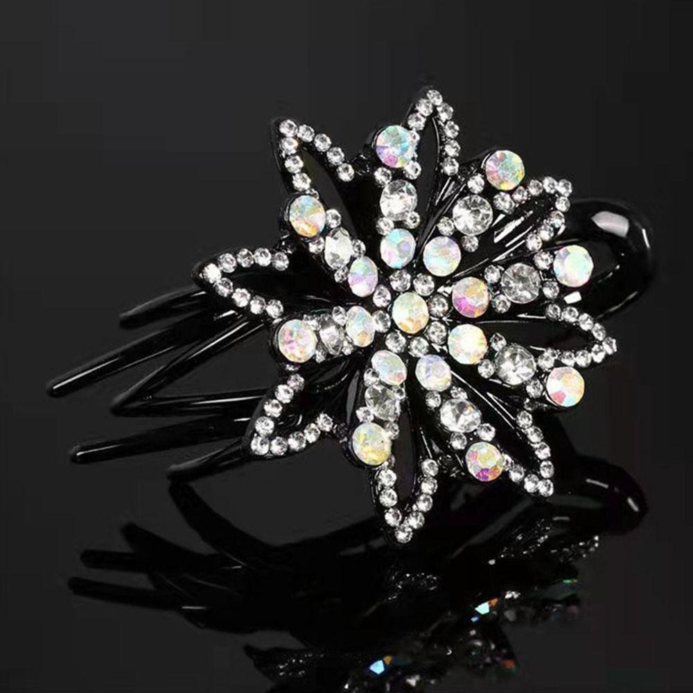 Kẹp Tóc Nhựa Hình Hoa Phong Cách Hàn Quốc Ngọt Ngào Cho Nữ