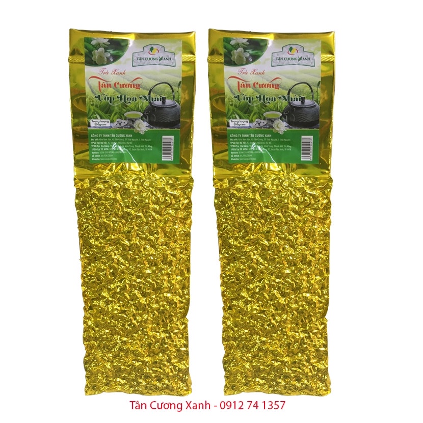Trà Tân Cương Ướp Hoa Nhài - Trà Lài Tân Cương Thơm Ngon 100gr, 200gr, 500gr
