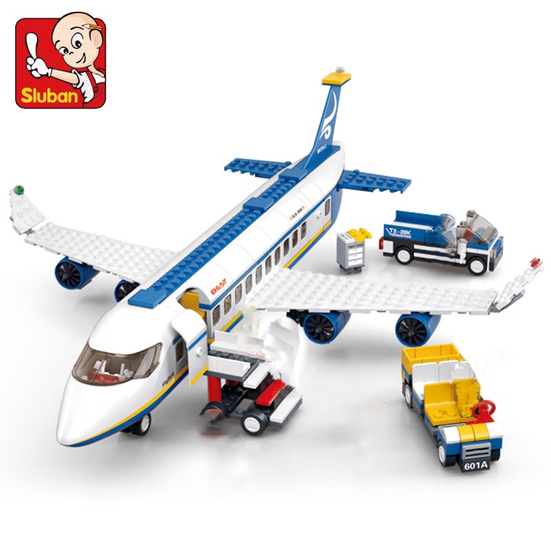 Đồ chơi lắp ráp mô hình Máy bay Sluban M38-B0366 Passenger Airplane 463pcs