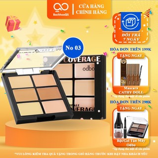 Bảng Kem Che Khuyết Điểm Mụn Và Hiệu Chỉnh Màu Da Tông Sáng Odbo Blemish & Wrinkle Coverage OD156 No.03