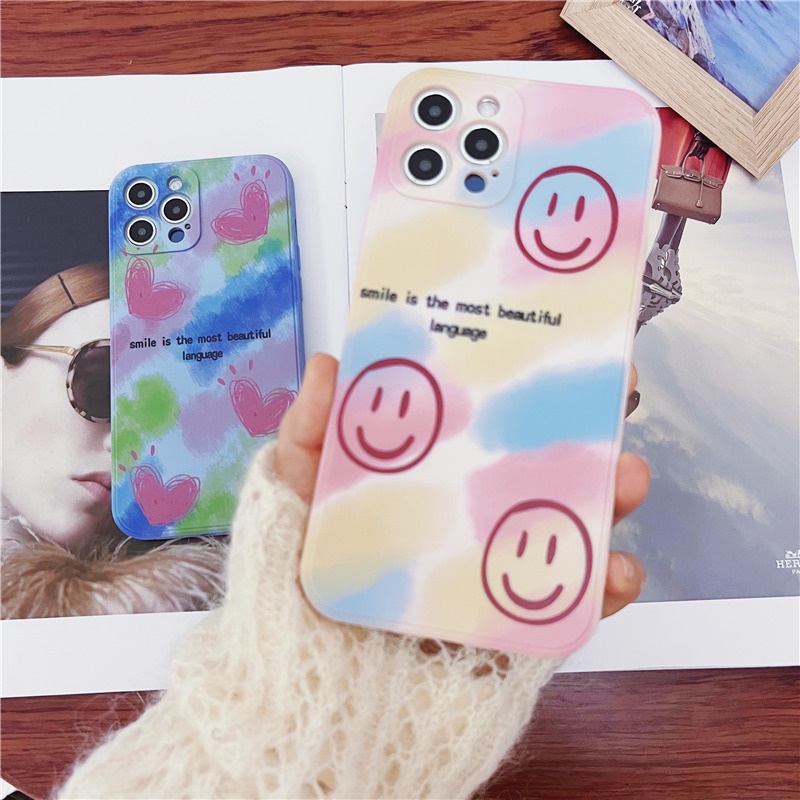 Ốp Lưng Mặt Cười Đáng Yêu Nhiều Mẫu Mã Cho Điện Thoại iphone 12 Pro Max 6 6s 7 8 Plus Xr Xs Max 11 Pro Max