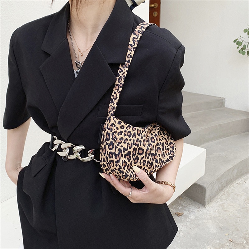 Túi Xách Mini Họa Tiết Da Báo / Ngựa Vằn / Bươm Bướm Phong Cách Retro Thanh Lịch Dành Cho Nữ