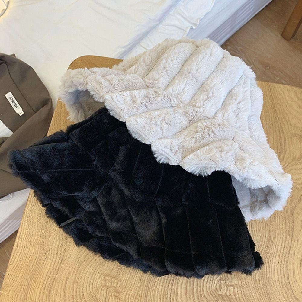 SUMU Mũ Bucket Chất Liệu Mềm Mại Giữ Ấm Thời Trang Trẻ Trung