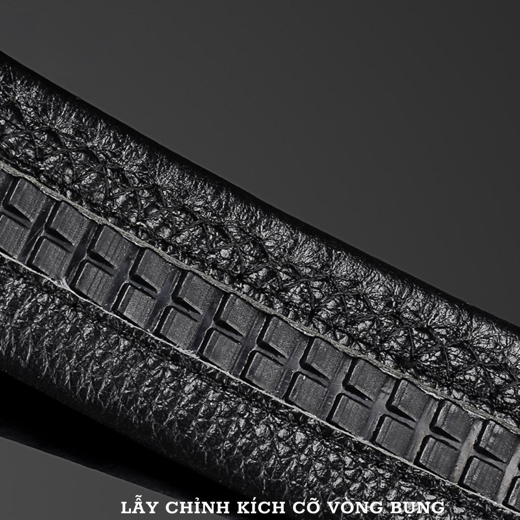 Thắt lưng nam Basic khoá kim loại tự động phong cách Hàn Quốc - Dây da cao cấp bảo hành 12 tháng TL51