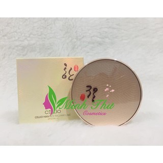 Phấn Cellio Han Rice Two Way Cake SPF25 PA+++