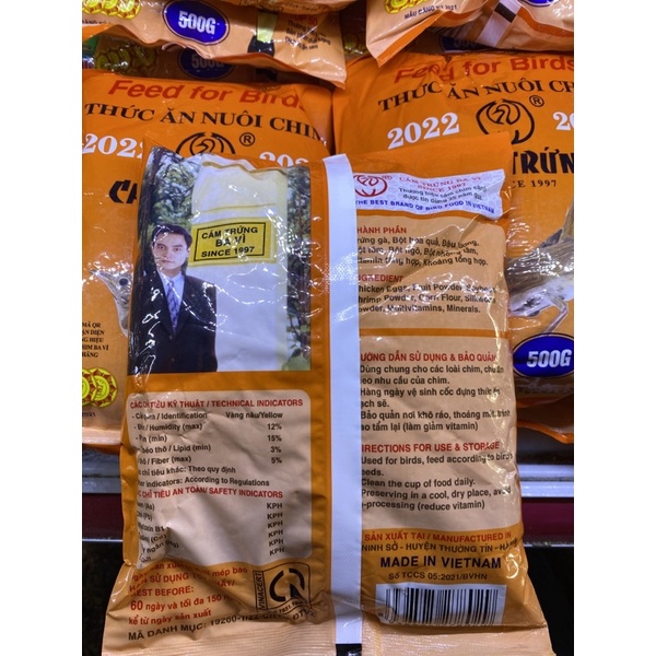 Cám Trứng Ba Vì  500g - Thức ăn cho chim