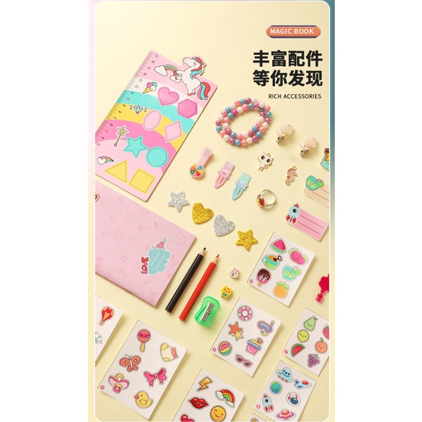 Sách Đồ Chơi Làm Quà Tặng Sinh Nhật 3-6 Tuổi Bất Ngờ Dành Cho Bé Gái