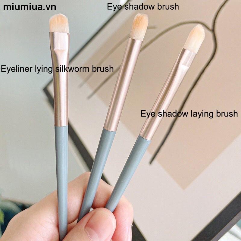 miumiuaSet 3 Chiếc Chổi Cọ Đánh Phấn Mắt Chuyên Nghiệp Dành Cho Người Mới Bắt Đầu
