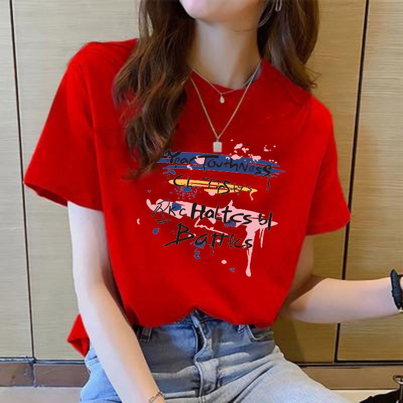 NRVP Áo Thun Tay Ngắn Dáng Rộng Plus Size 4XL Phong Cách Hàn Quốc Thời Trang Cho Nam Và Nữ