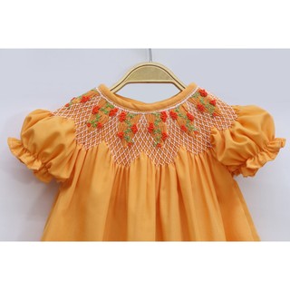 ĐẦM SMOCK VIP MÀU CAM