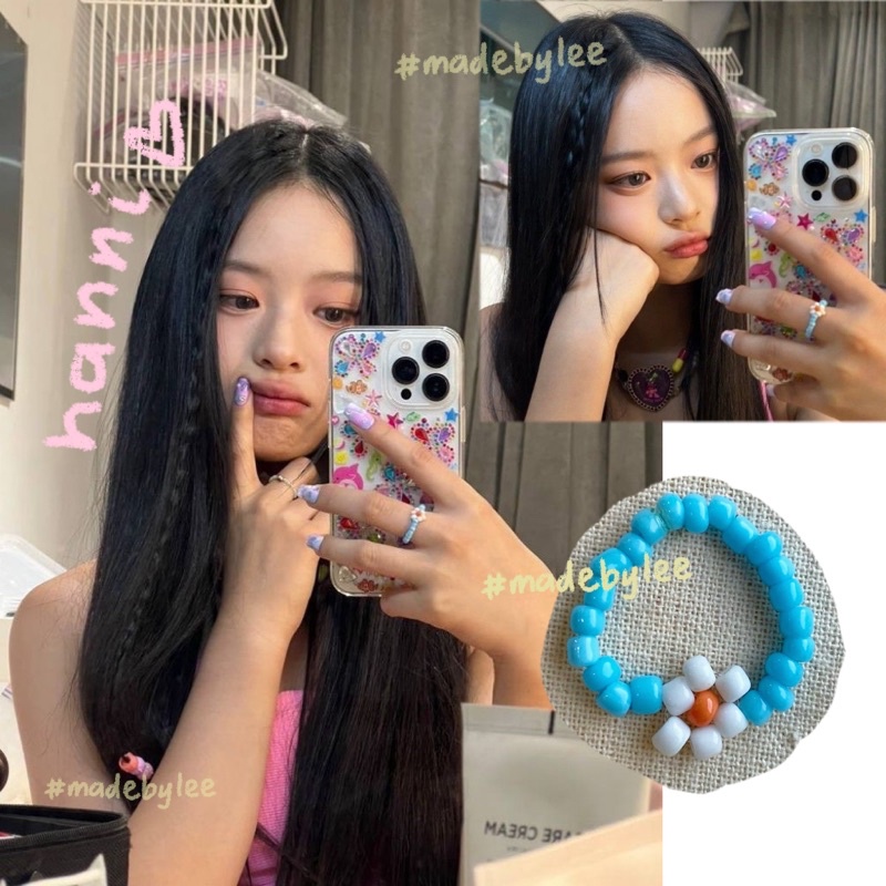Nhẫn 1 hoa daisy cheapmoment Hanni NewJeans nhẫn handmade madebylee