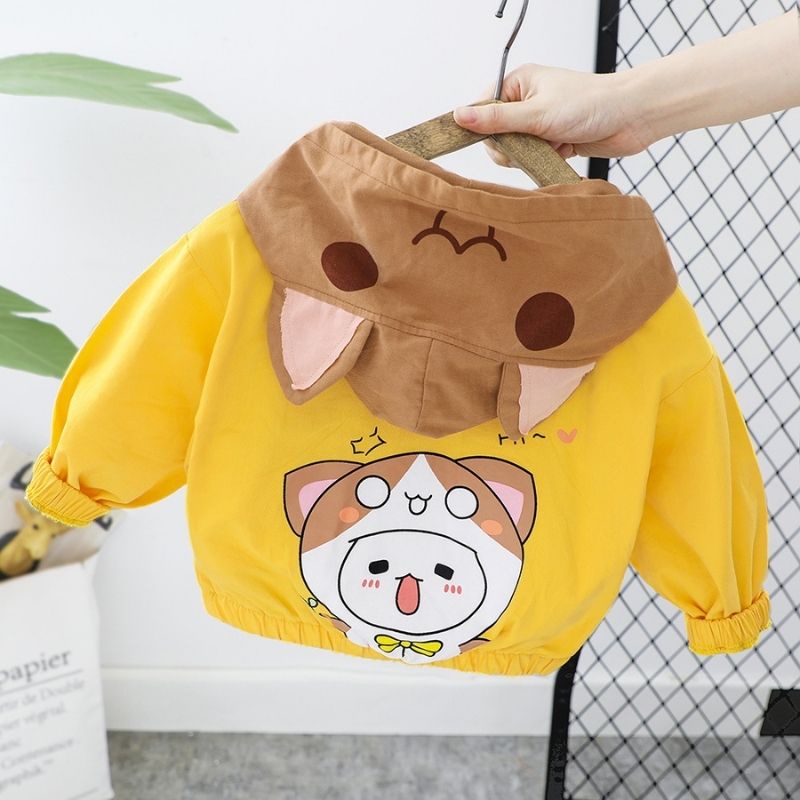 Áo khoác bé trai bé gái Bosskids Chất vải cao cấp sành điệu phong cách Hàn Quốc AKBG14123