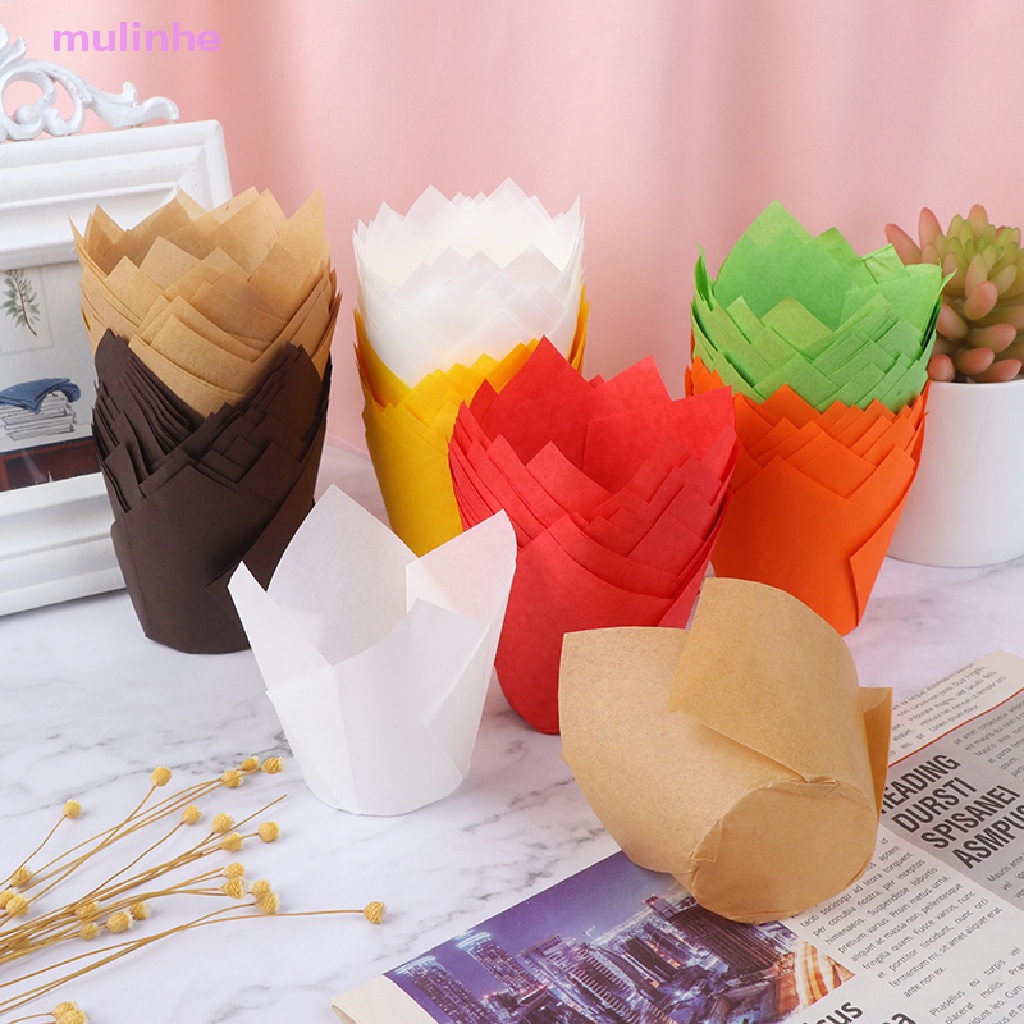 50 CốC GiấY ĐựNg BáNh Cupcake TiệN DụNg