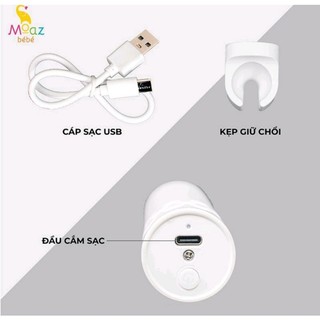 Bộ cọ rửa bình sữa điện Moaz Bébé MB047