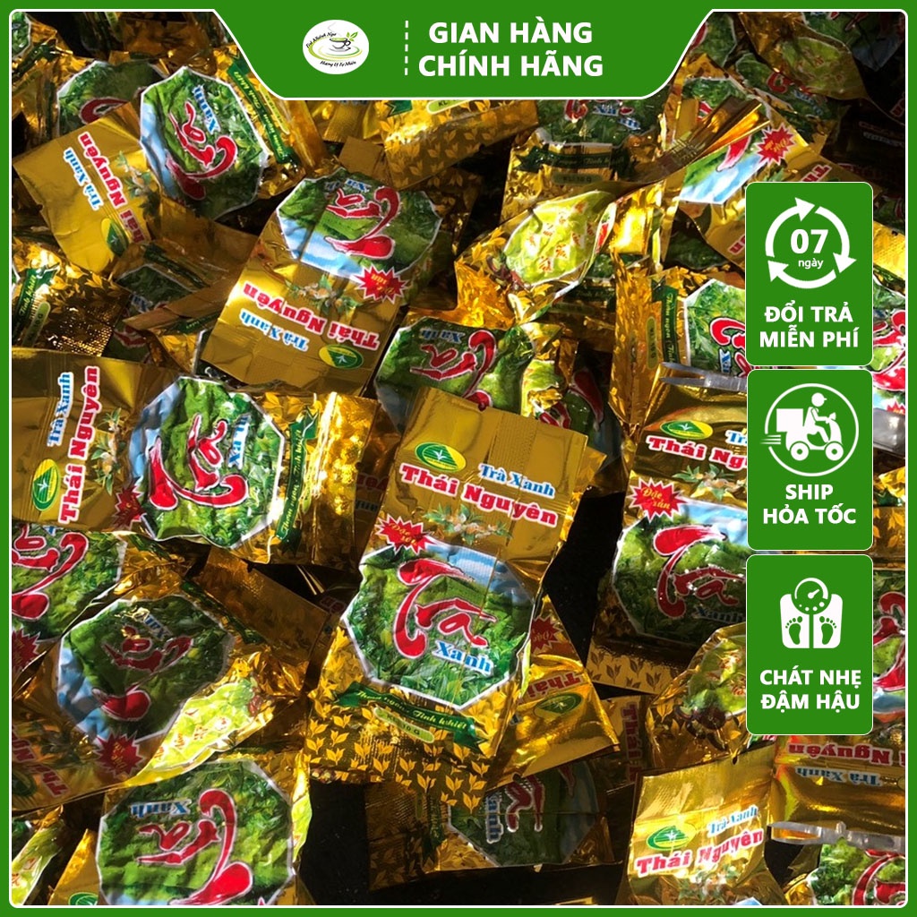 Chè búp thái nguyên đóng gói 10g đi lễ hay uống nhỏ lẻ - 1kg = 100 gói - giá bình dân