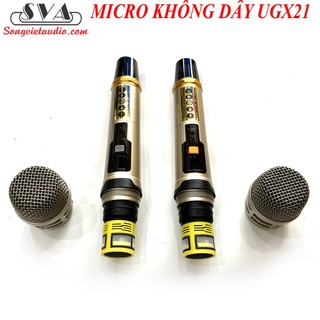 BỘ MICRO LOA KÉO, AMPLI CÓ BLUETOOTH UGX21 - CẶP