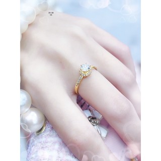 Nhẫn nữ đá cao, nhẫn ổ đá nhỏ nhẹ vàng