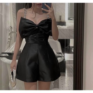 BIGSIZE HIẾU HIẾU ( Đầm 2 dây nơ đá 55-100kg )