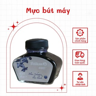 Mực Bút Máy Pelikan 4001 Chính Hãng Chất Lượng Cao Màu Mực Sáng Đẹp An Toàn Không Lắng Cặn 62.5ml