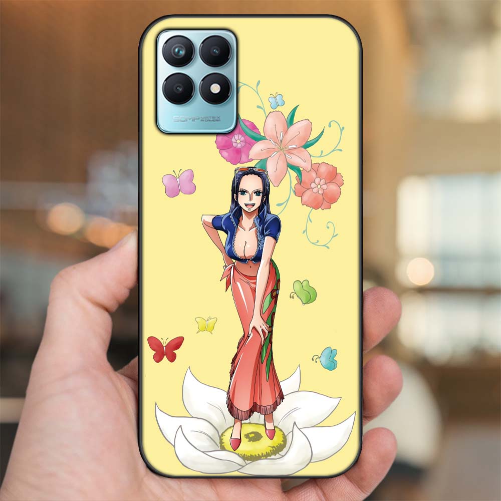 Ốp lưng Realme Narzo 50 viền đen in hình Nico Robin One Piece Đảo Hải Tặc
