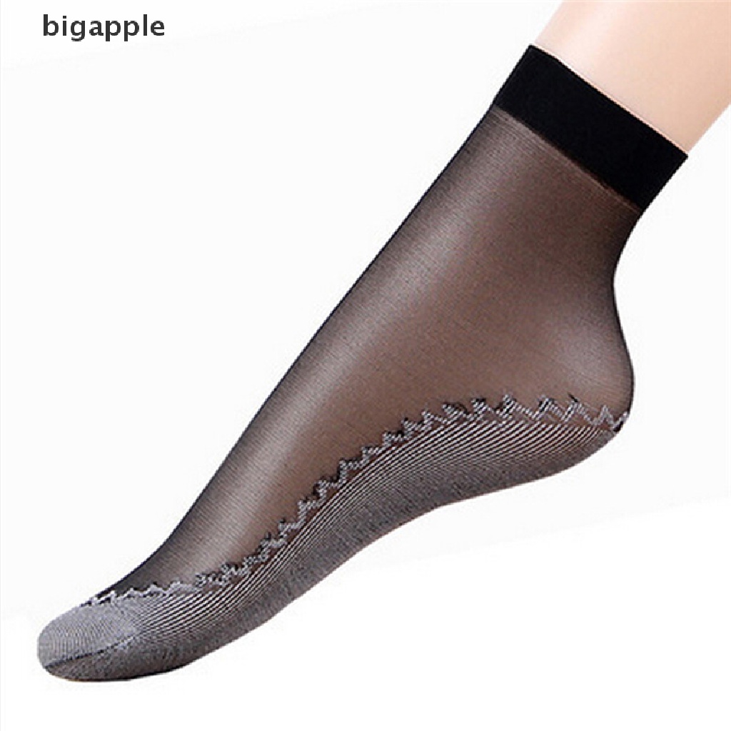 Bộ 5 Đôi Vớ Cotton Lụa Đế Cotton Chống Trượt Thời Trang Cho Nữ